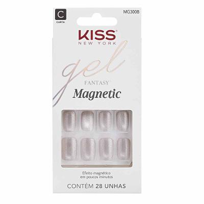 Unhas Postiças Kiss NY Gel Fantasy Magnetic - Nail Crystal