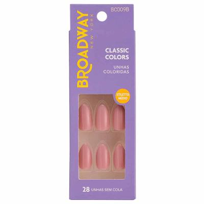 Unhas Coloridas Kiss NY Broadway Forecast - Stiletto Médio