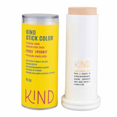 Proteção Solar Facial Kind Beauty Stick Color FPS 51 e FPUVA 17