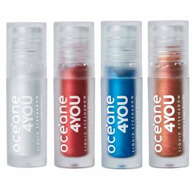 Océane 4 You Liquid Eyeshadow Sombra Líquida Kit com 4 Unidades