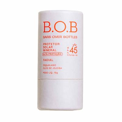 Protetor Solar Facial Mineral BOB FPS 45