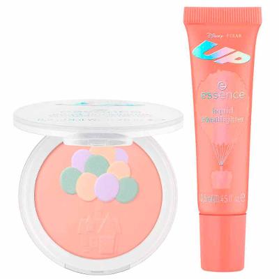 Essence Disney Pixar Up Kit - Pó Compacto + Blush Iluminador Sunset Serenade