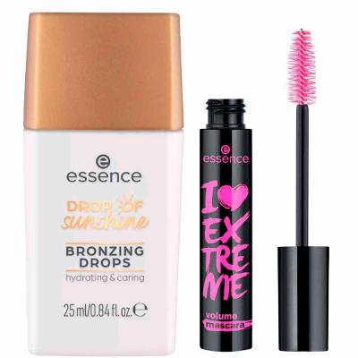 Essence Kit - Bronzer Líquido Dourado + Máscara de Cílios Black