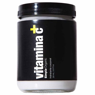 Hidratante Corporal Simple Organic - Vitamina C