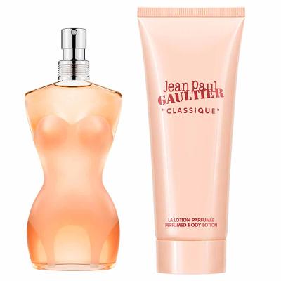 Coffret Jean Paul Gaultier Classique Kit Perfume Masculino EDT + Creme Corporal Perfumed