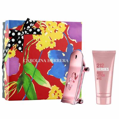 Coffret Carolina Herrera 212 Heroes - Perfume Feminino EDP + Creme Corporal
