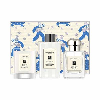 Jo Malone Coffret - Perfume Unissex Cologne Wood Sage & Sea Salt + Sabonete Líquido + Vela Aromática