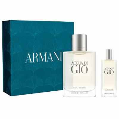 Coffret Giorgio Armani Acqua di Giò Kit - Perfume Masculino - EDT + Travel Size