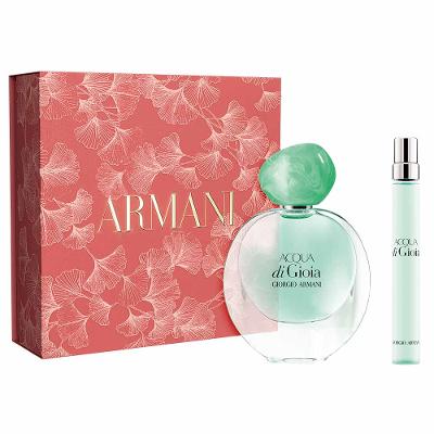 Coffret Giorgio Armani Acqua di Gioia Perfume Feminino EDP Travel Size
