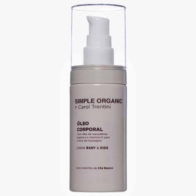 Óleo Corporal Simple Organic Baby & Kids