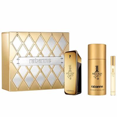 Coffret Rabanne 1 Million Kit - Perfume Masculino EDT + Deocolonia Miniatura