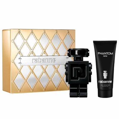 Coffret Rabanne Phantom Kit - Perfume Masculino Parfum + Gel de Banho