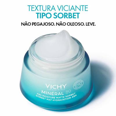 Gel Matte Hidratação Vichy Minéral 89 Sorbet 48h