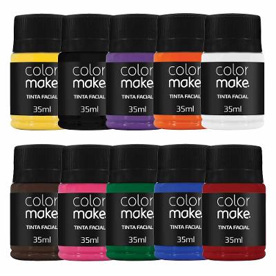 Tinta Líquida facial Colormake - Com 12 Unidades