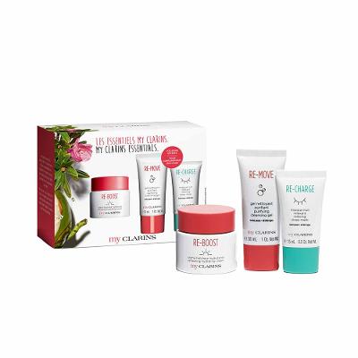 Clarins My Clarins Kit - Gel de limpeza + Creme Hidratante Facial + Máscara de Hidratação