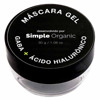 Máscara Gel Simple Organic Acido Hialuronico + Gaba