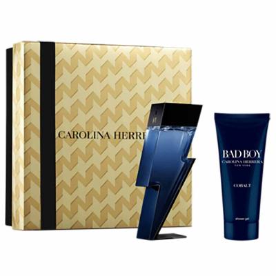 Coffret Bad Boy Cobalt Carolina Herrera Kit - Perfume Masculino EDP + Gel de Banho
