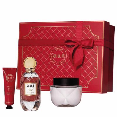 Coffret Presente Scapin 245 OUi Kit Perfume Feminino EDP + Creme Para Mãos + Creme Corporal