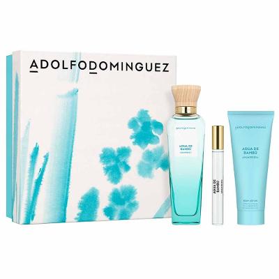 Coffret Adolfo Dominguez Agua Fresca Bamú Kit - Perfume Feminino EDT + Creme Corporal + Travel Size