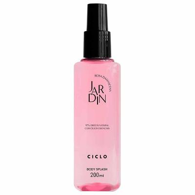 Body Splash Jardin Rosa Damascena Ciclo Cosméticos Perfume Corporal
