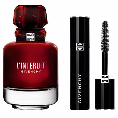 Coffret Givenchy L'Interdit Rouge Kit - Perfume Feminino - EDP + Mini Interdit Máscara