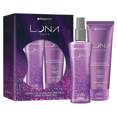 Coffret Phytoderm Luna Dolce Kit - Body Splash + Creme Acetinado