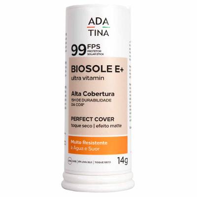 Protetor Solar Stick Clareador Biosole E Plus Ultra Vitamin FPS 99 Com Cor