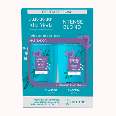 Alta Moda Intense Blond Kit - Shampoo + Máscara