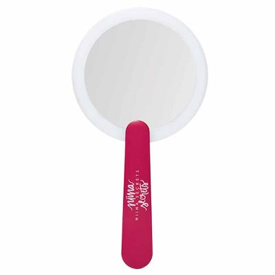 Espelho de Maquiagem com Led Niina Secrets - Pocket Pink Led