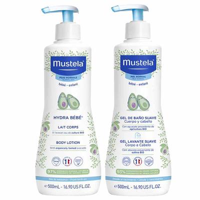 Mustela Bebê Kit - Gel Lavante Corpo e Cabelo + Hidratante