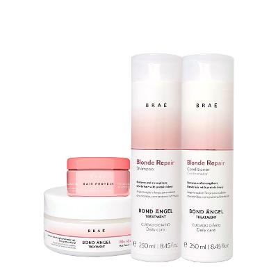 Kit Braé Blond Repair Trio e Hair Protein (4 produtos)