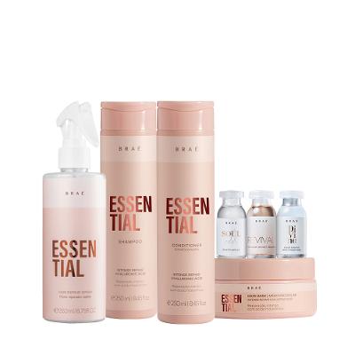 Kit Braé Essential Completo e Ampolas (7 produtos)