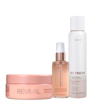 BRAÉ Revival Mascara 200g Shine Oil 60ml e So Fresh 150ml