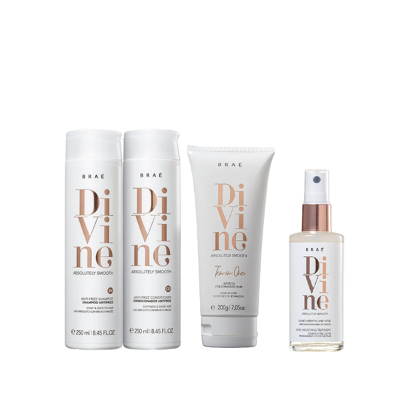 BRAÉ Divine Antifrizz kit Home Care (4 Produtos)
