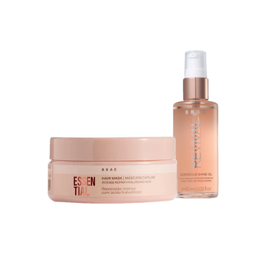 Kit Braé Essential Revival Máscara e Óleo (2 produtos)