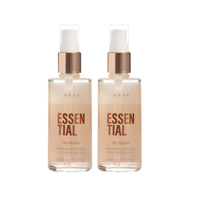 Kit Braé Essential Oil Repair - Óleo Reparador 60 ml (2 unidades)