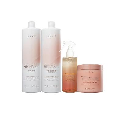 Kit Braé Revival Beach Hidratação Salon (4 Produtos)