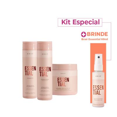 Kit Braé Essential Hair Repair Tratamento Especial  (3 produtos)