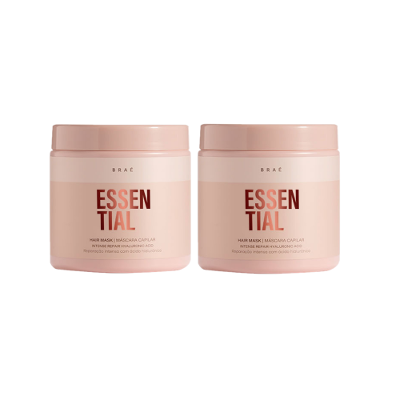 Kit Braé Essential Hair Mask - Máscara 500g (2 unidades)