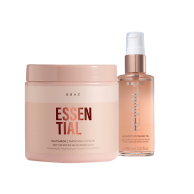 Kit Braé Essential Máscara e Óleo Revival  (2 produtos)