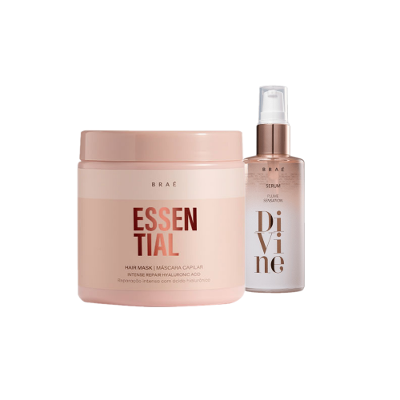 Kit Braé Máscara Essential e Óleo Divine (2 produtos)