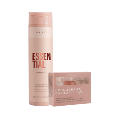 Kit Braé Essential Shampoo Cronograma Color (2 produtos)