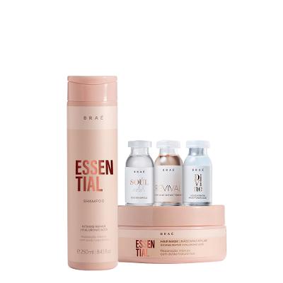 Kit Braé Essential Color - Máscara P (3 produtos)