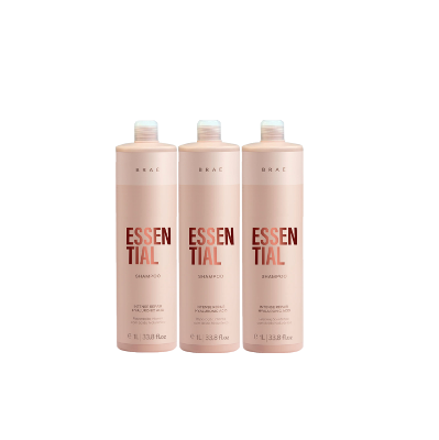 Kit Braé Essential - Shampoo 1Litro (3 unidades)