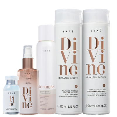 Brae Divine Kit Duo 250ml Plume 60ml Ampola 13ml e So Fresh 150ml