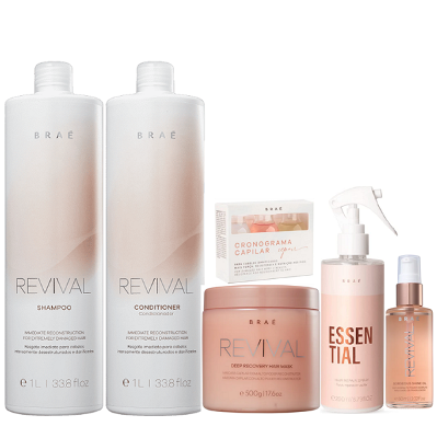 Brae Revival Kit Reconstrução Reparadora (6 Produtos)