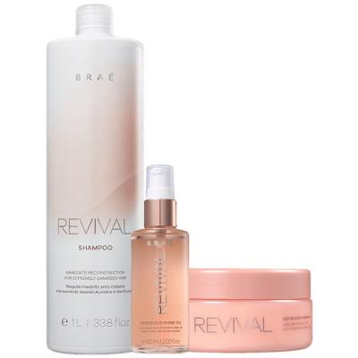 Kit BRAE Revival Reconstrucao Capilar (3 Produtos)