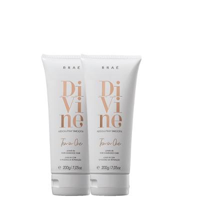 Kit BRAE Divine Anti-Frizz Ten in One - Leave-in 200ml (2 Unidades)