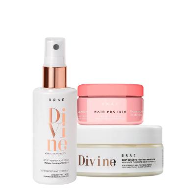 Kit Braé Hair Protein Divine Máscara e Queratina (3 produtos)