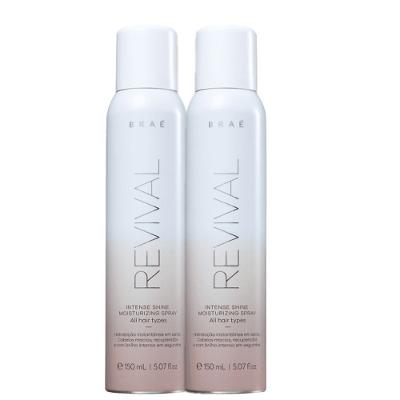 Kit BRAE Revival Intense Shine - Spray Leave-in de Brilho 150g (2 Unidades)